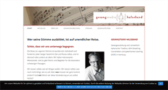Desktop Screenshot of gesanglehrer.de
